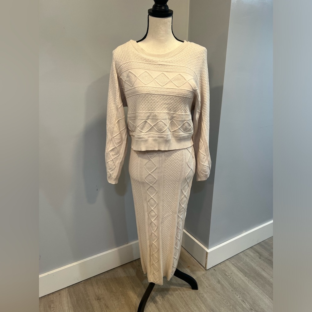 Current air maxi sweater dress